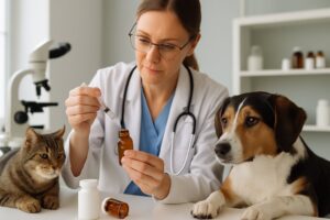 Benefícios da manipulação personalizada do tacrolimus para cães e gatos