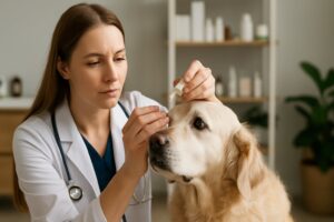 Análise da eficácia do colírio manipulado da Le Pet Santé no tratamento do glaucoma canino