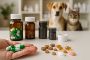 Diferenças entre cápsulas veterinárias e outras formas farmacêuticas para cães e gatos