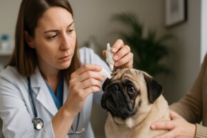 Importância do acompanhamento veterinário no tratamento ocular com Tacrolimus manipulado