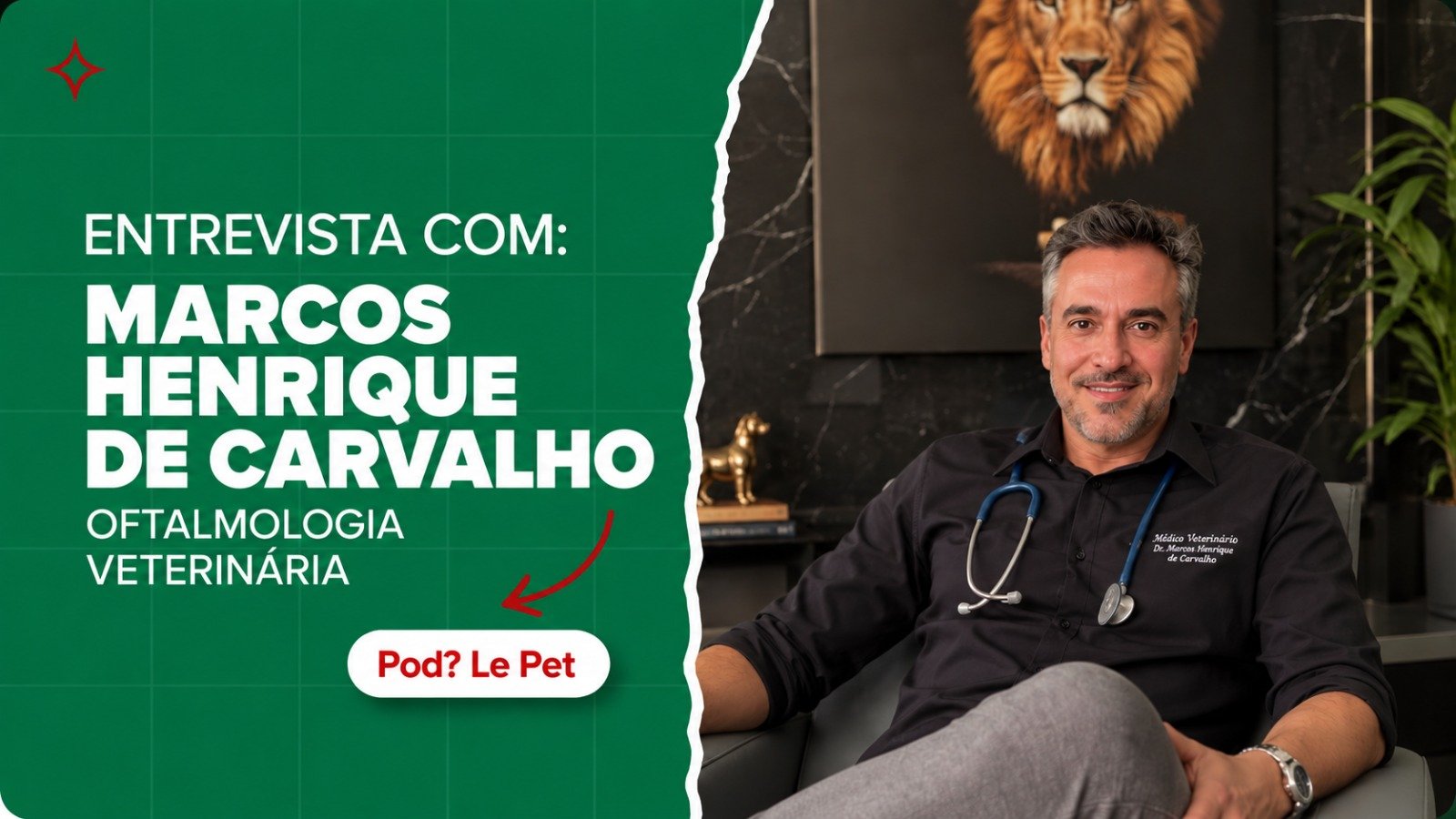 Catarata em cães e gatos: Dr. Marcos Henrique de Carvalho no Pod? Le Pet!